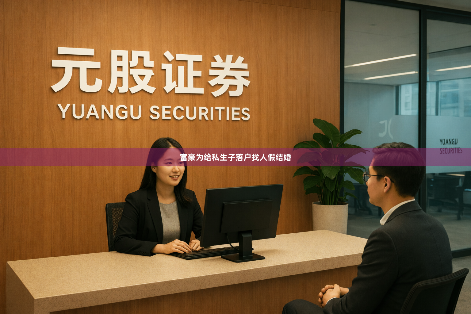 富豪为给私生子落户找人假结婚